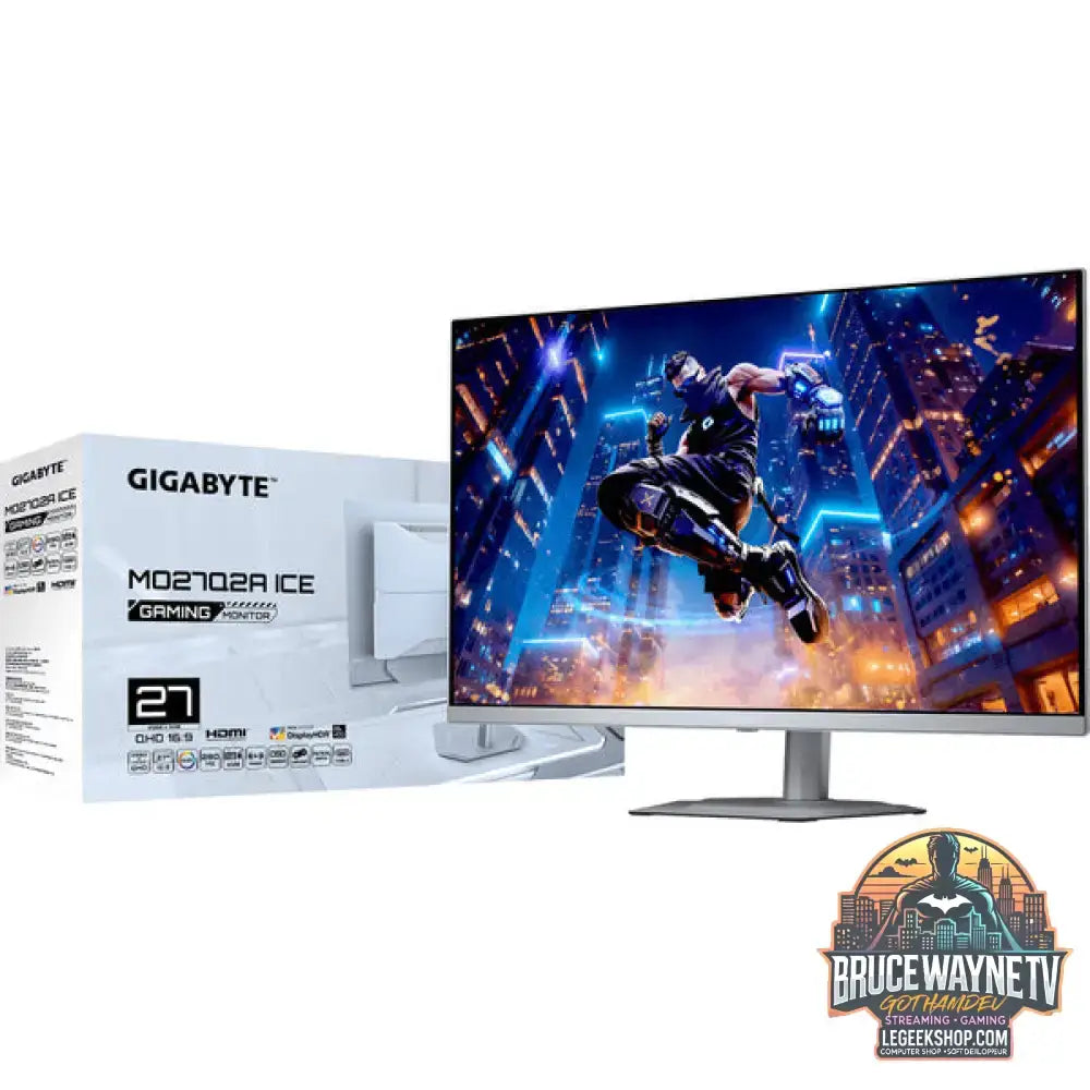GIGABYTE MO27Q2A ICE 27" QHD/WQHD QD-OLED 280 Hz - GIGABYTE - vue 8