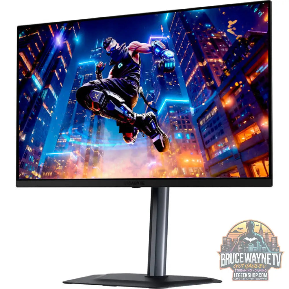 GIGABYTE MO27Q3 QD-OLED 27" QHD/WQHD QD-OLED 360 Hz - GIGABYTE - vue 3