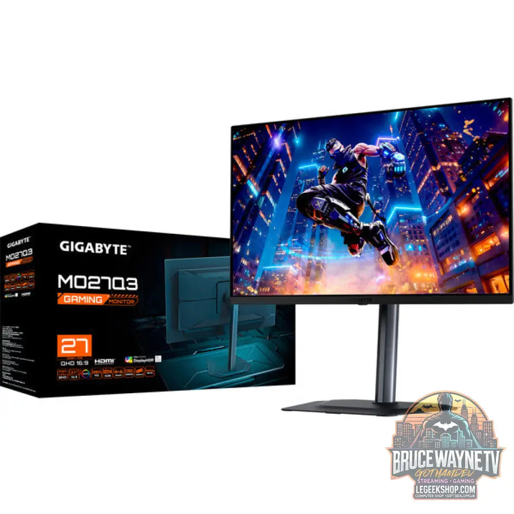GIGABYTE MO27Q3 QD-OLED 27" QHD/WQHD QD-OLED 360 Hz - GIGABYTE - vue 7
