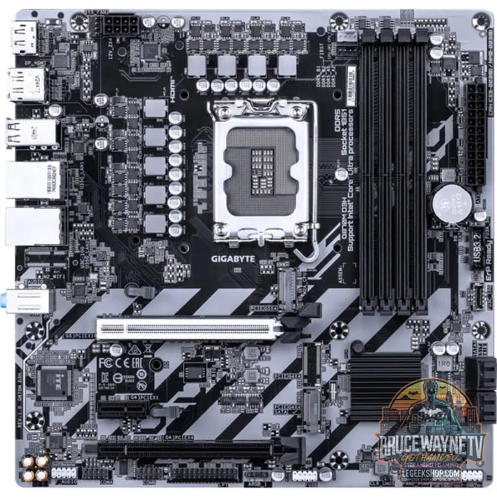 GIGABYTE Q870M D3H, carte mère - GIGABYTE - vue 3