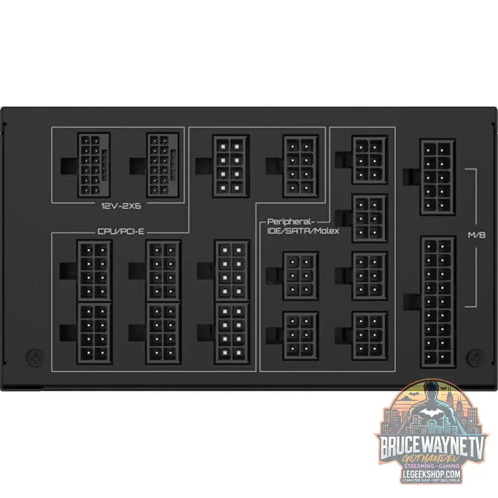 GIGABYTE UD1600PM PG5 AI TOP, alimentation PC - GIGABYTE - vue 3