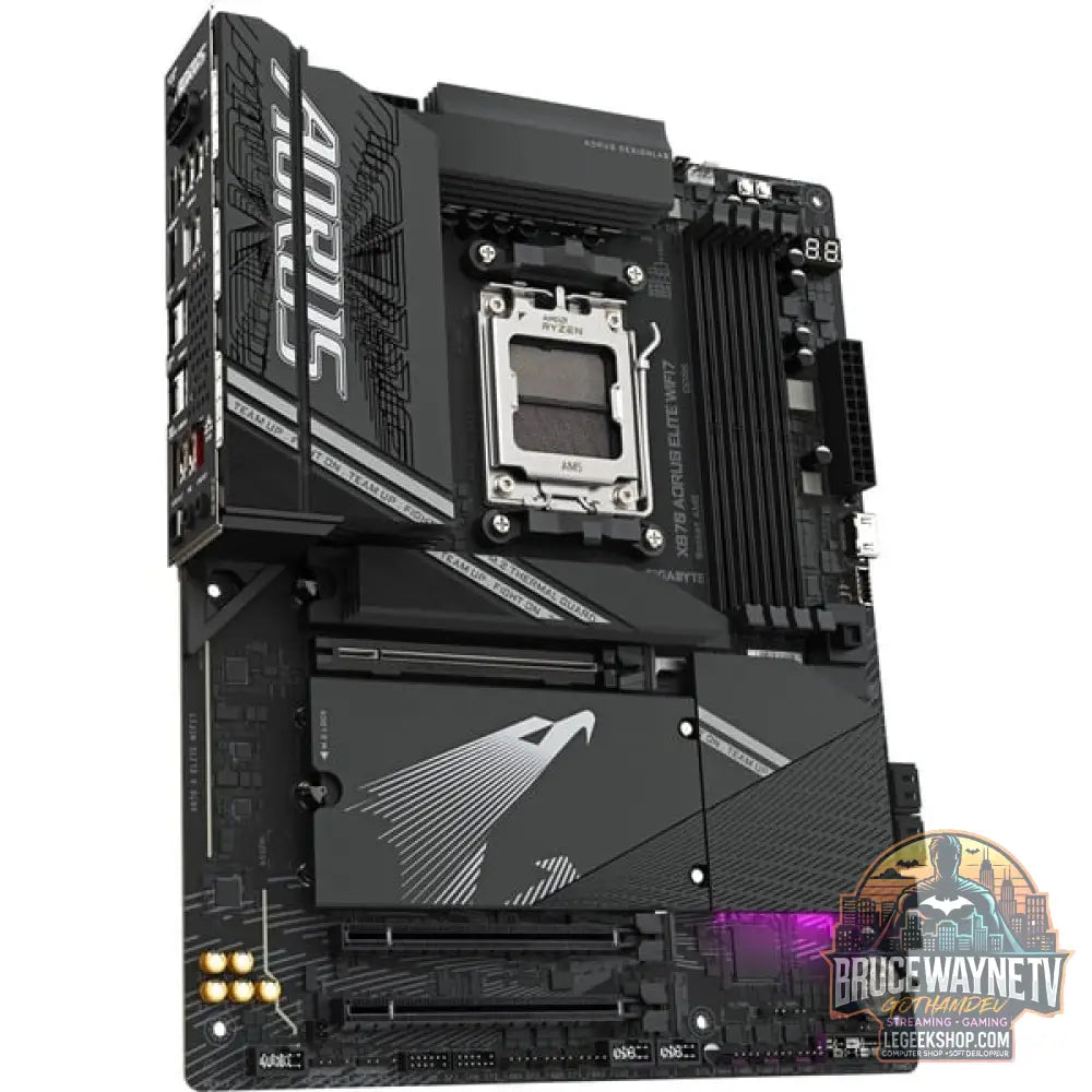 GIGABYTE X870 AORUS ELITE WIFI7, carte mère - GIGABYTE - vue 3
