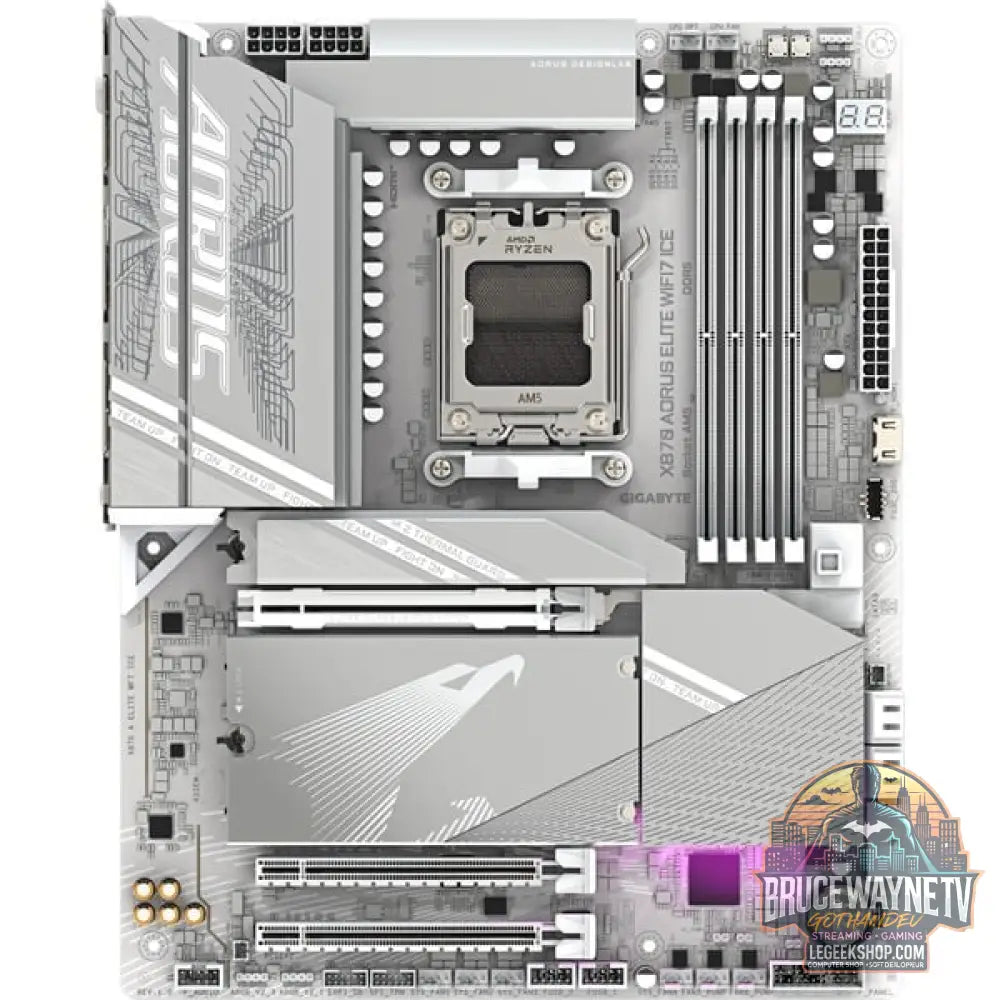 GIGABYTE X870 AORUS ELITE WIFI7 ICE, carte mère - GIGABYTE - vue 2