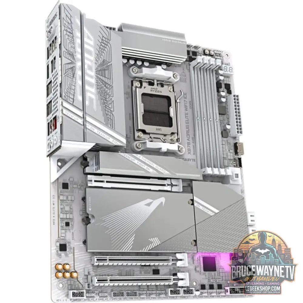 GIGABYTE X870 AORUS ELITE WIFI7 ICE, carte mère - GIGABYTE - vue 3