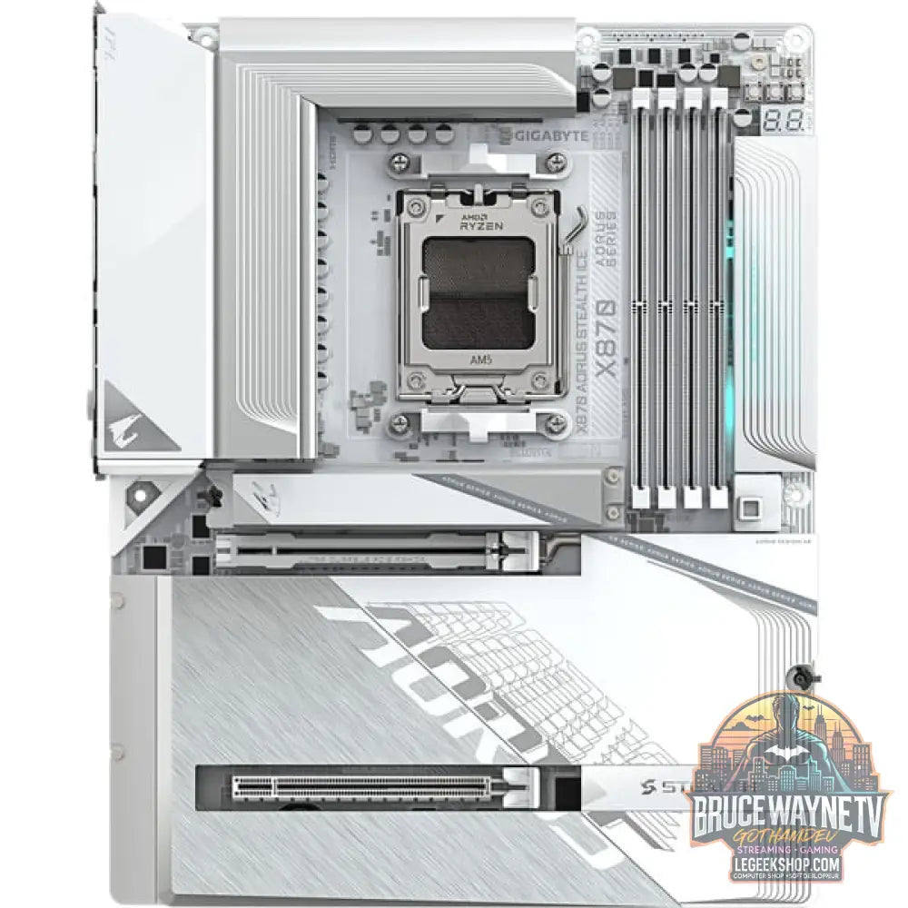 GIGABYTE X870 AORUS STEALTH ICE, carte mère - GIGABYTE - vue 2