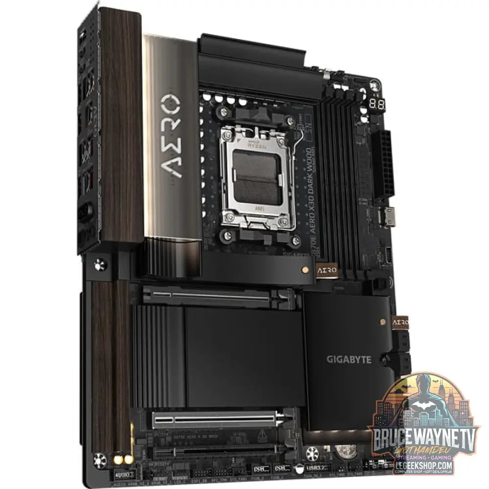 GIGABYTE X870E AERO X3D DARK WOOD, carte mère - GIGABYTE - vue 2