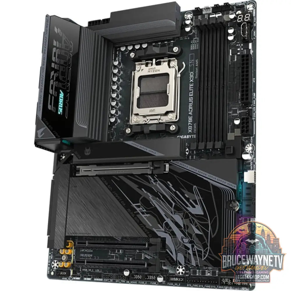 GIGABYTE X870E AORUS ELITE X3D, carte mère - GIGABYTE - vue 4