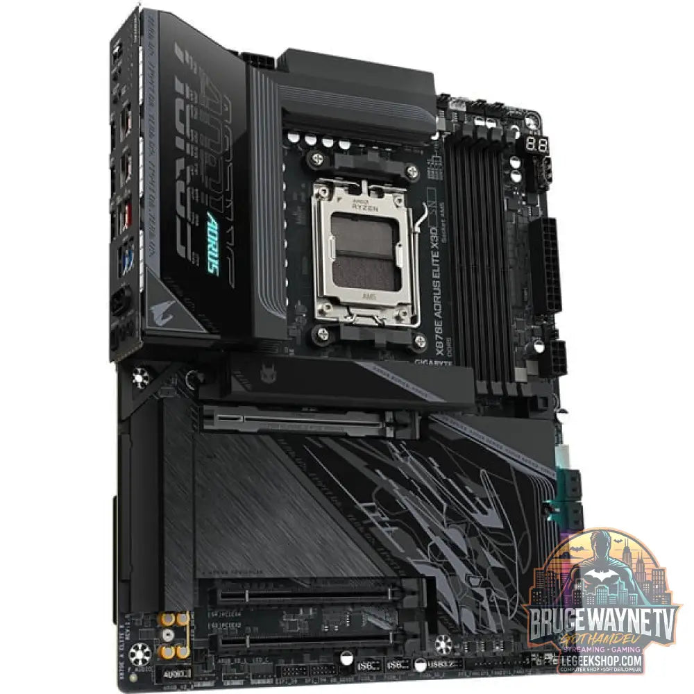 GIGABYTE X870E AORUS ELITE X3D, carte mère - GIGABYTE - vue 3