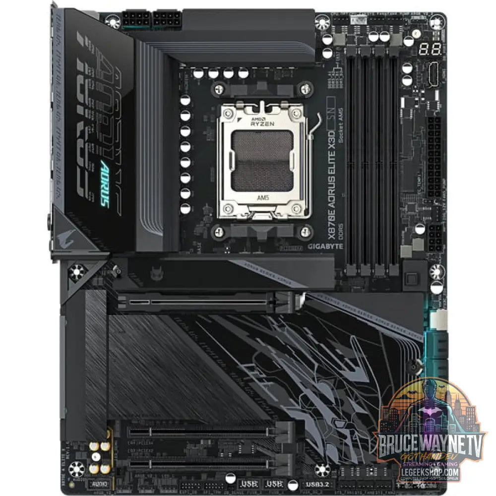 GIGABYTE X870E AORUS ELITE X3D, carte mère - GIGABYTE - vue 2