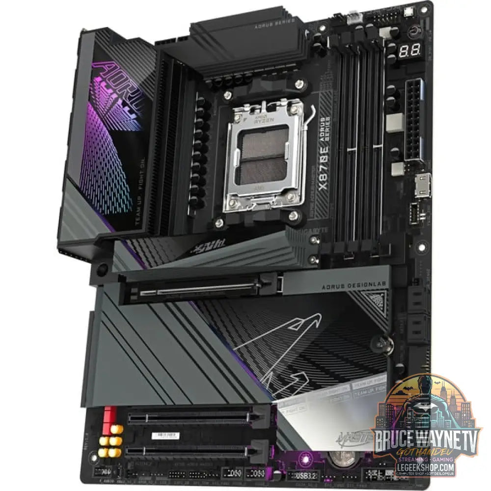 GIGABYTE X870E AORUS MASTER, carte mère - GIGABYTE - vue 4