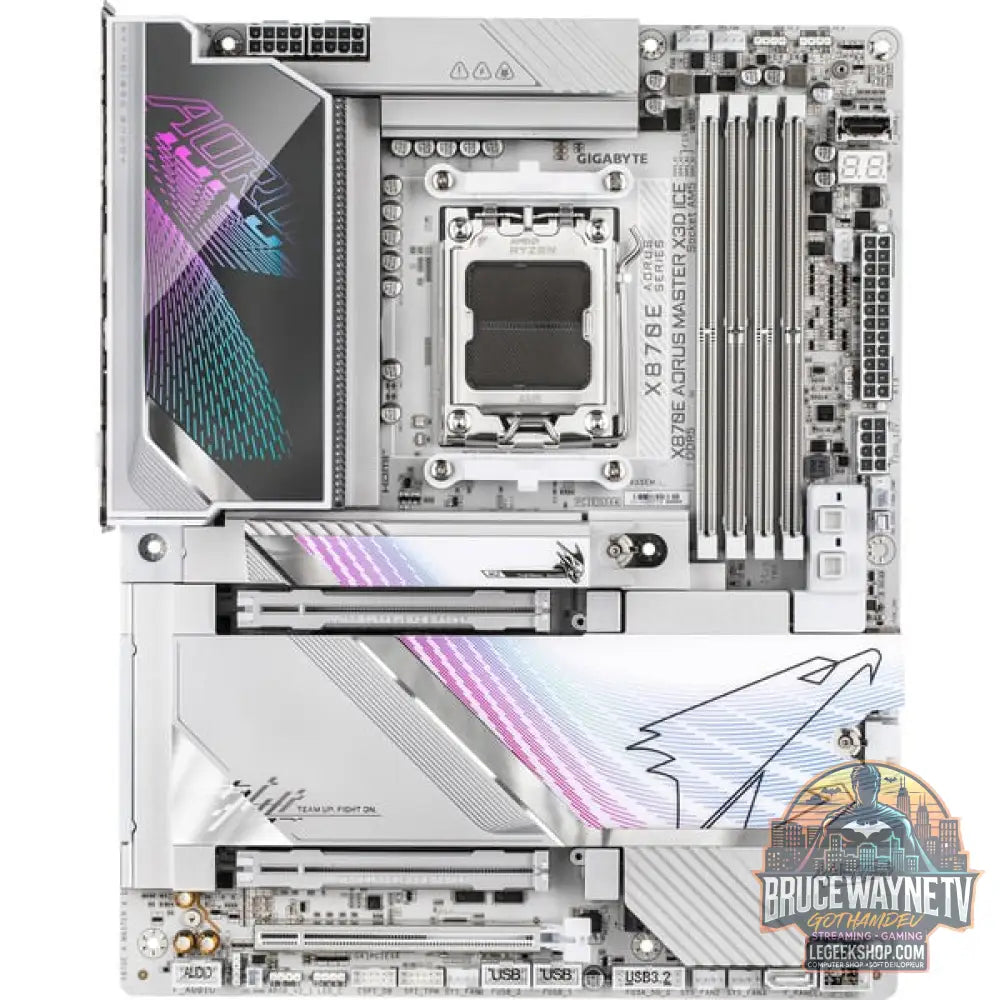 GIGABYTE X870E AORUS MASTER X3D ICE, carte mère - GIGABYTE - vue 2