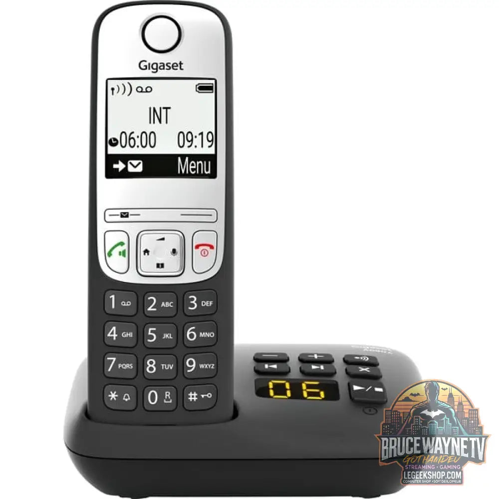 Gigaset A690 A, analoges Telefon noir, DECT, Anrufbeantworter - Gigaset - vue 2