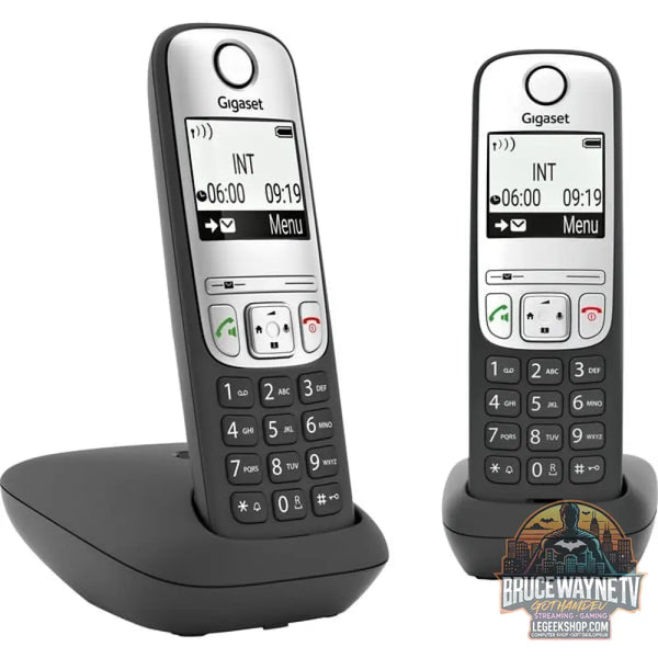 Gigaset A690 Duo, analoges Telefon noir, DECT - Gigaset