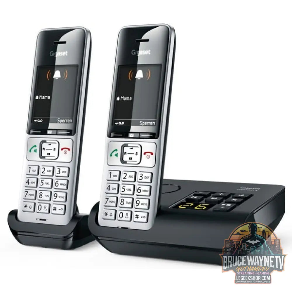 Gigaset COMFORT 500A Duo, analoges Telefon argent/noir, 2 Mobilteile - Gigaset - vue 3