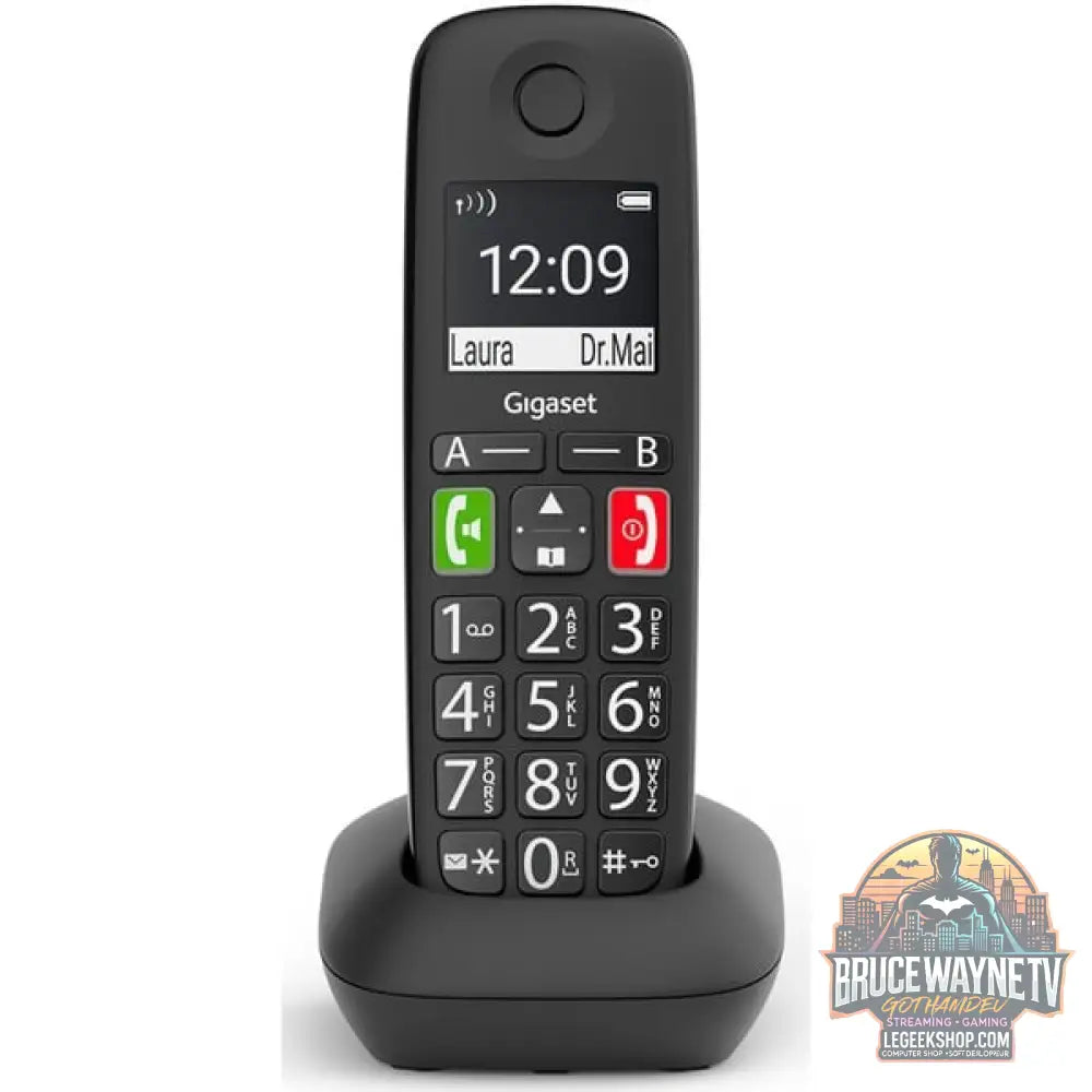 Gigaset E290HX, Mobilteil noir - Gigaset - vue 2