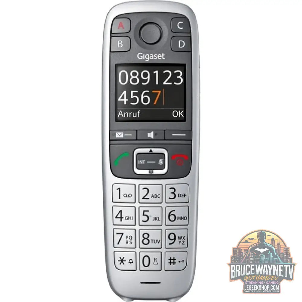 Gigaset E560HX, Mobilteil gris - Gigaset - vue 2