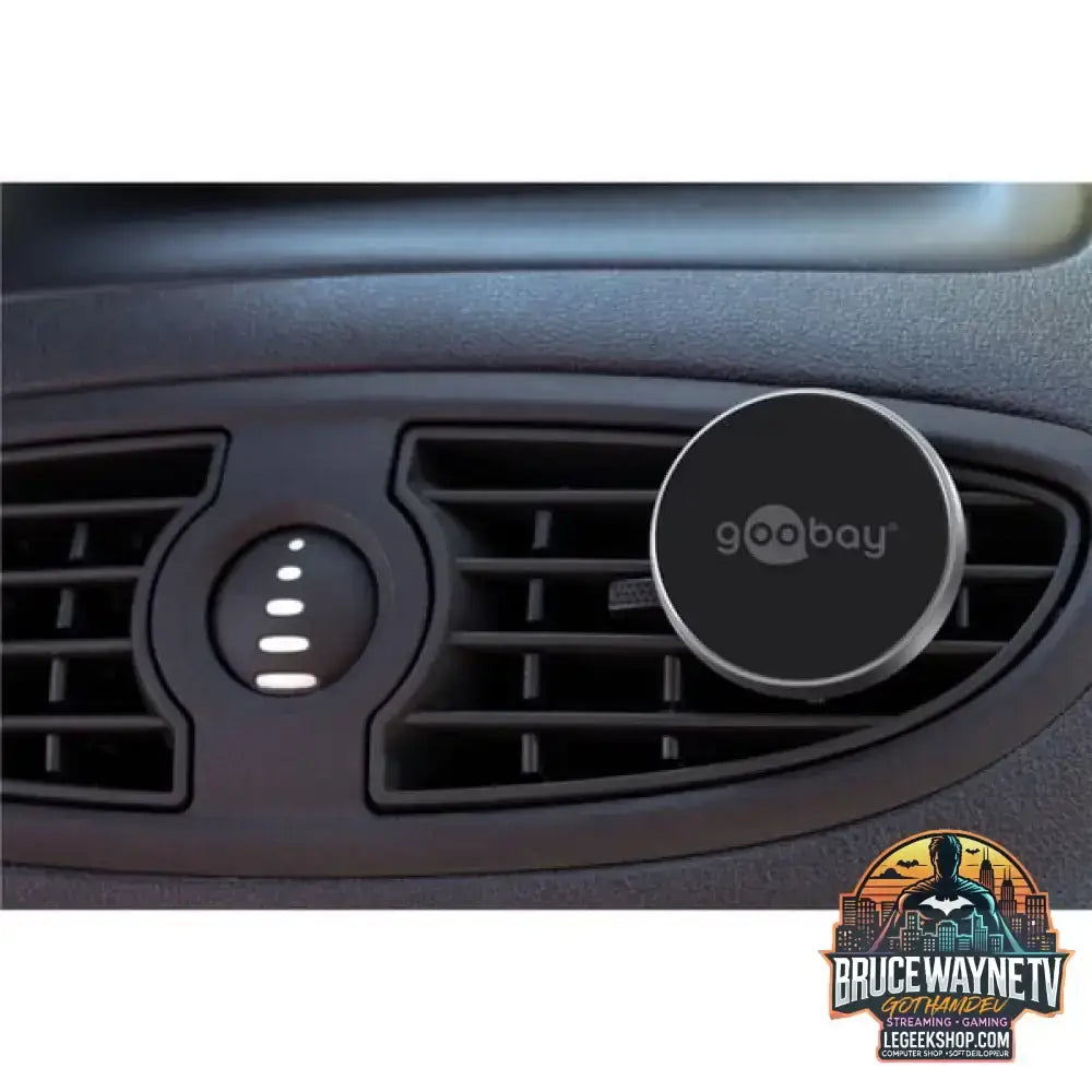 goobay Magnethalterungs-Set Slim schwarz/silber - goobay - vue 8