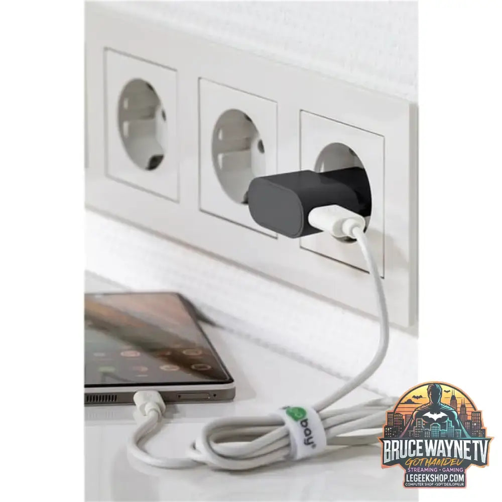 goobay USB-Ladegerät 1 A (5W) schwarz schwarz - goobay - vue 3