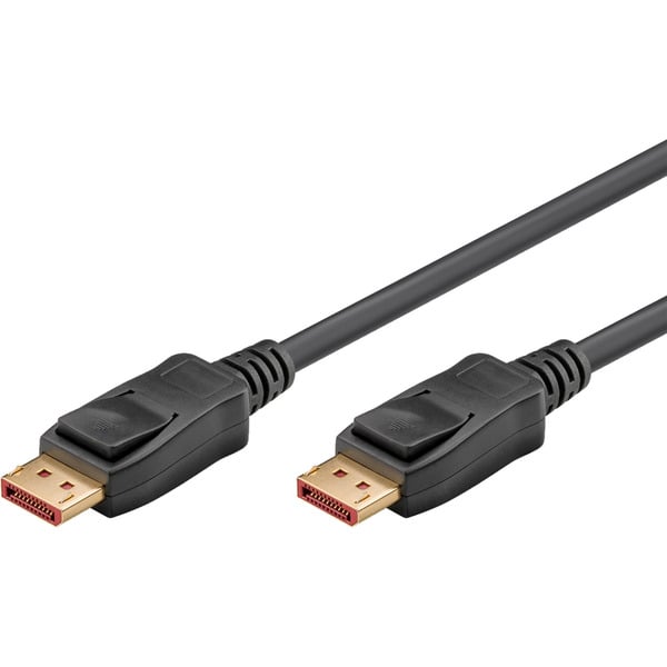 goobay DisplayPort 2.1 câble, zertifiziert, 16K @ 60Hz, 80 Gbit/s - goobay