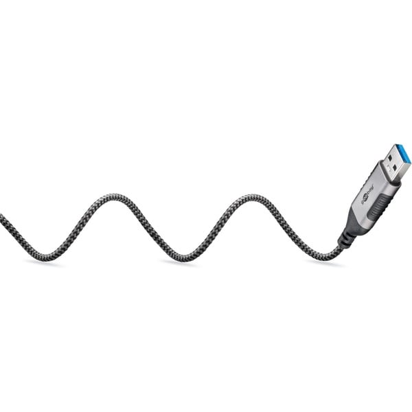 goobay Ethernet-Adapterkabel USB-A 3.2 Gen1 > RJ-45, Slim - goobay - vue 5