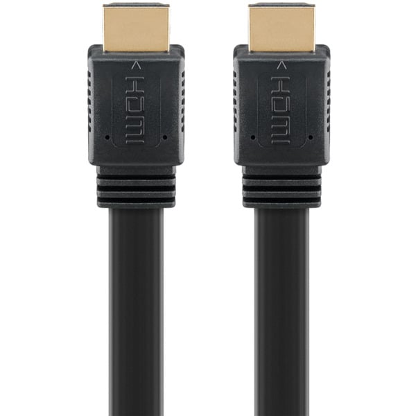 goobay High Speed HDMI 2.1 Flachkabel avec Ethernet 8K / 60 Hz - goobay