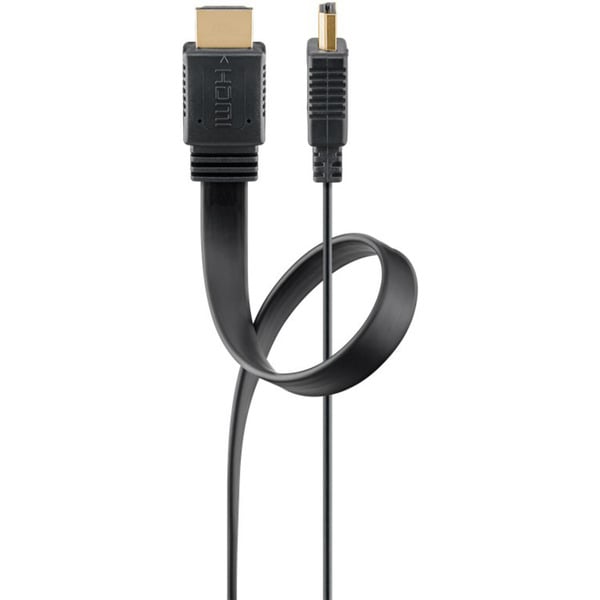 goobay High Speed HDMI 2.1 Flachkabel avec Ethernet 8K / 60 Hz - goobay - vue 2