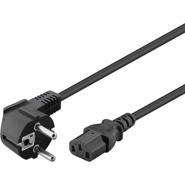 goobay Kaltgeräte-Anschlusskabel C13 > Schutzkontakt-Stecker - goobay - vue 2