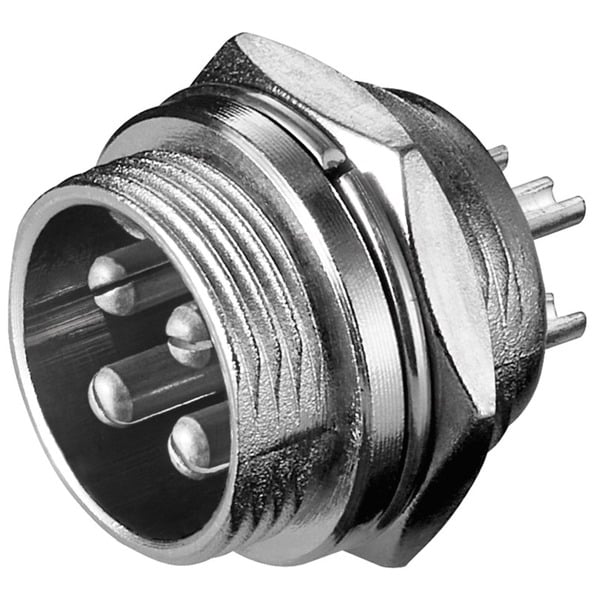 goobay, microphone-Einbaustecker, 4Pin, Einbau-Anschluss - goobay