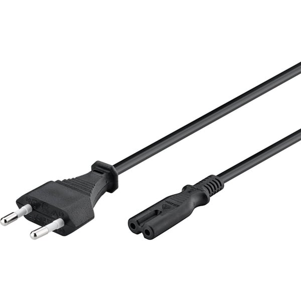 goobay Netzkabel, Eurostecker auf Doppelbuchse - goobay - vue 2