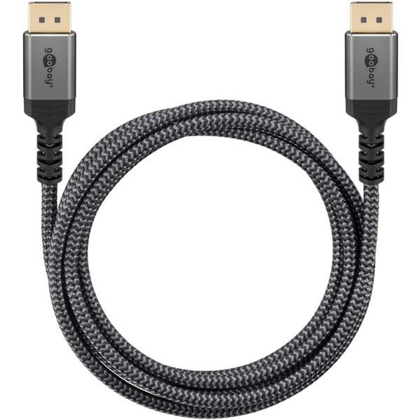 goobay Plus DisplayPort 2.0/2.1 câble, 8K @ 144Hz, 54 Gbit/s - goobay - vue 4