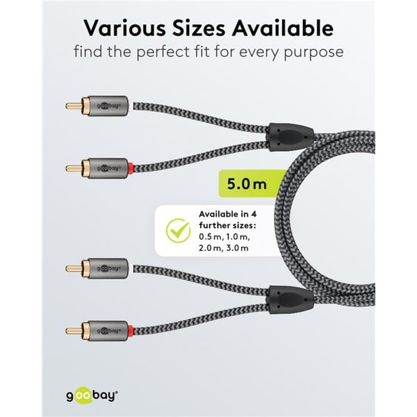 goobay Plus Stereo-Cinchkabel - goobay - vue 7