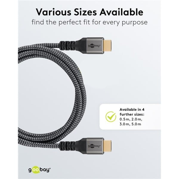 goobay Plus Ultra High-Speed HDMI-câble, 8K @ 60Hz - goobay - vue 14