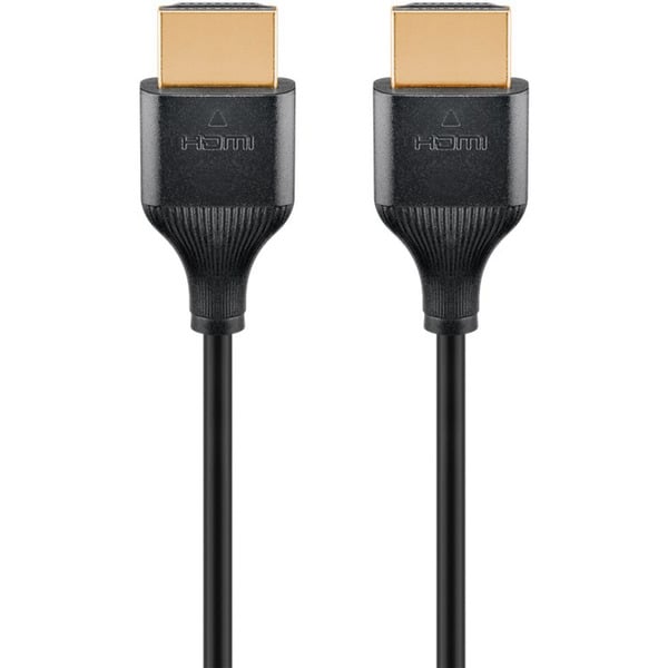 goobay Slim High-Speed-HDMI-câble avec Ethernet, 8K @ 60Hz - goobay - vue 2