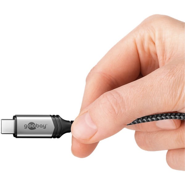 goobay USB4 Gen 3x2 câble, USB-C Stecker > USB-C Stecker, 40Gbit/s - goobay - vue 6