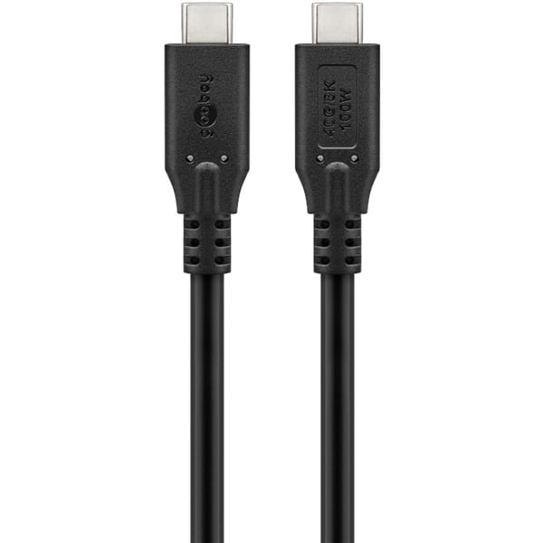 goobay USB4 Gen 3x2 câble, USB-C Stecker > USB-C Stecker, 40Gbit/s - goobay