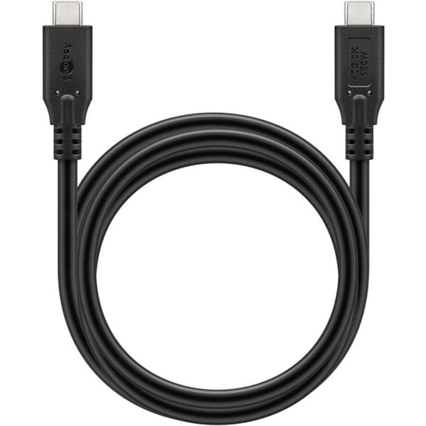 goobay USB4 Gen 3x2 câble, USB-C Stecker > USB-C Stecker, 40Gbit/s - goobay - vue 4