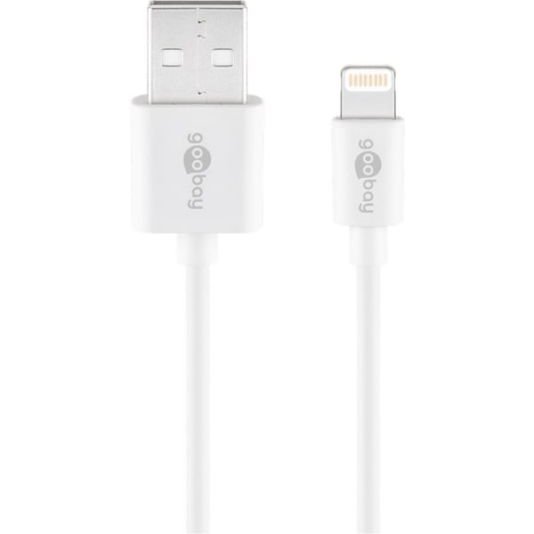 goobay USB 2.0 Adapterkabel, USB-A Stecker > Lightning Stecker - goobay