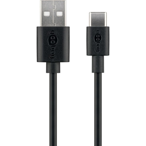 goobay USB 2.0 câble, USB-A Stecker > USB-C Stecker - goobay