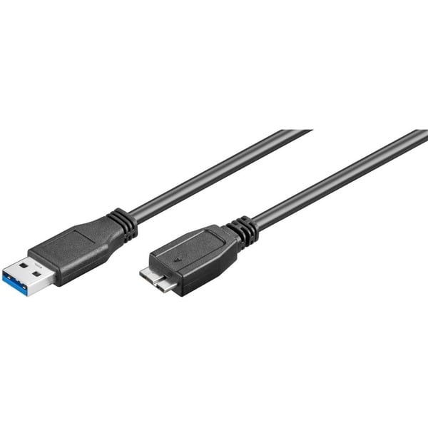 goobay USB 3.2 Gen 1 câble, USB-A Stecker > Micro-USB Stecker (Typ B) - goobay