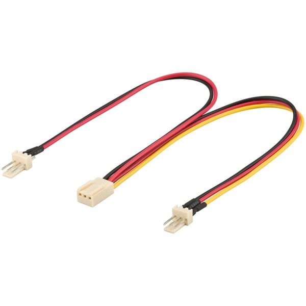 goobay Y-câble 3Pin Buchse > 2x 3Pin Stecker - goobay