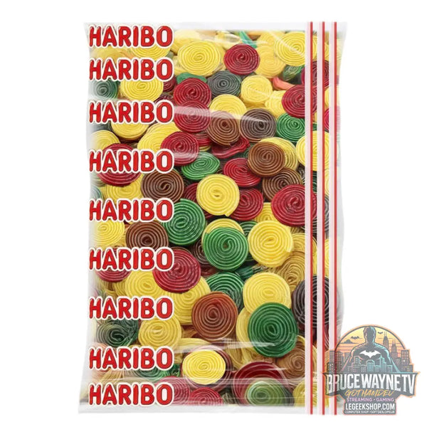 Haribo Rotella Frutta bonbons gélifiés au goût de fruits et cola (Paquet de 2kg) - Snacks & boissons importés