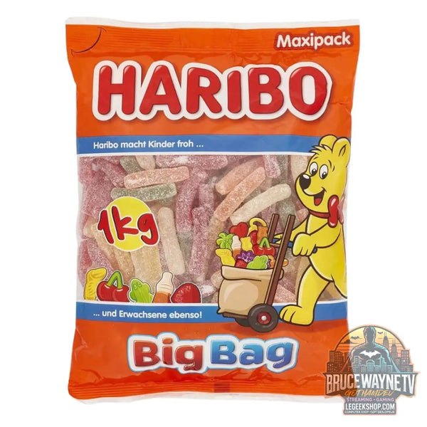 Haribo Saure Pommes Fizz bonbons gélifiés au goût de fruits (Paquet de 1kg) - Snacks & boissons importés