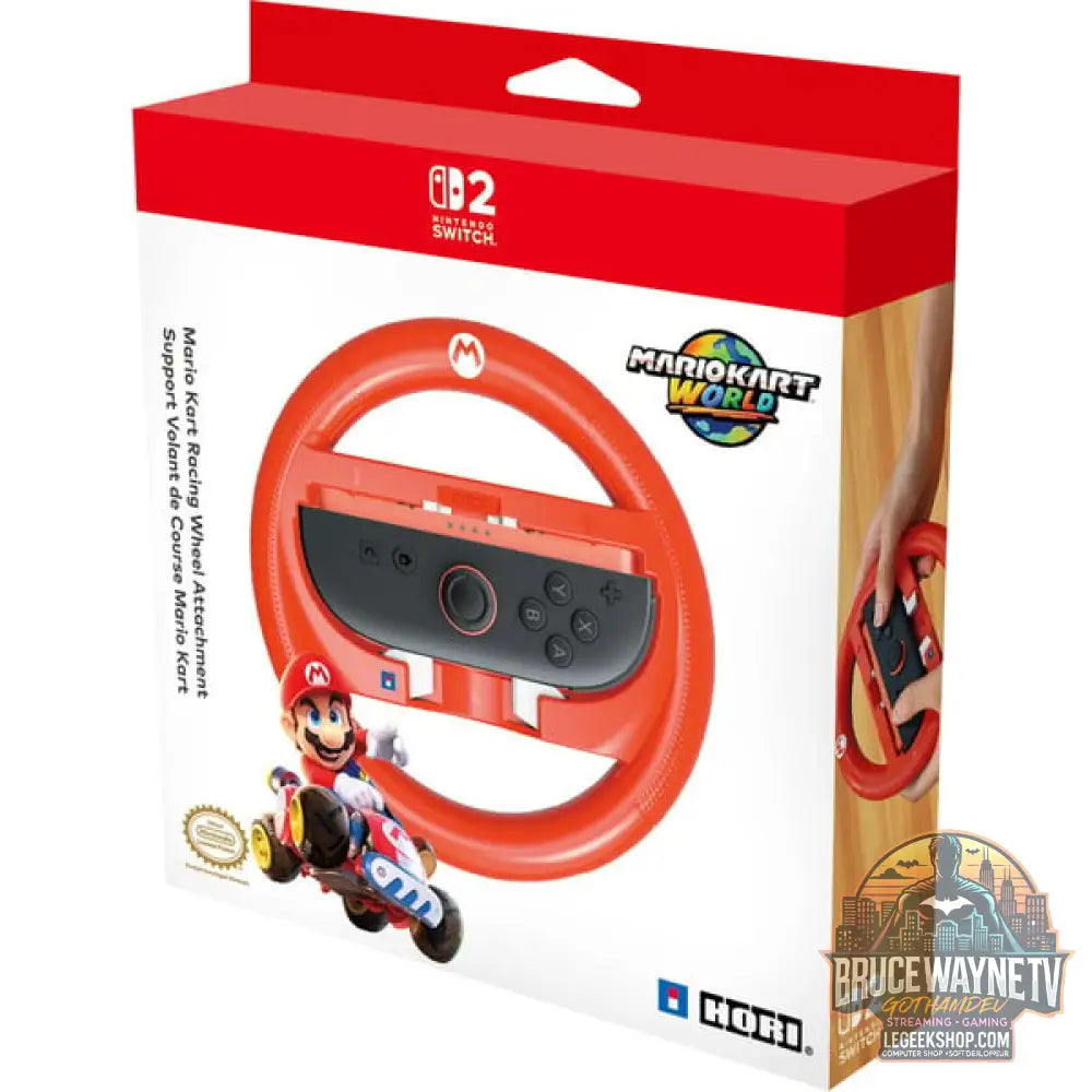 HORI Mario Kart Lenkrad Attachment (Mario), Austausch-Lenkrad - vue 5