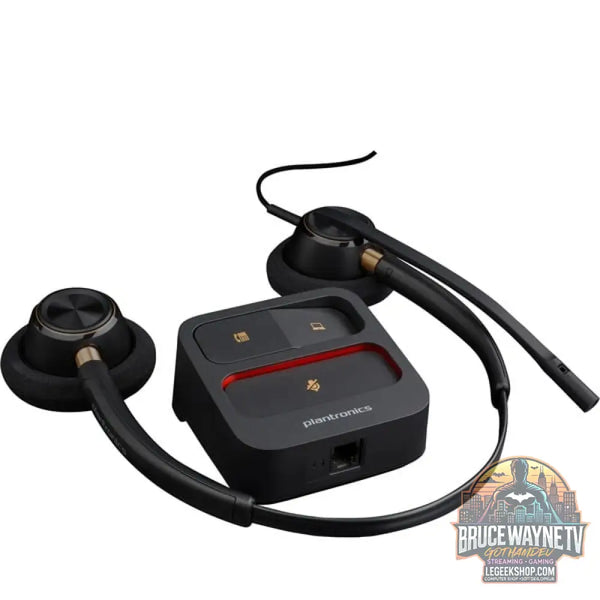 HP Poly EncorePro HW520 Binaurales Headset + Quick Disconnect noir, Noise Cancelling-Mikrofon - HP