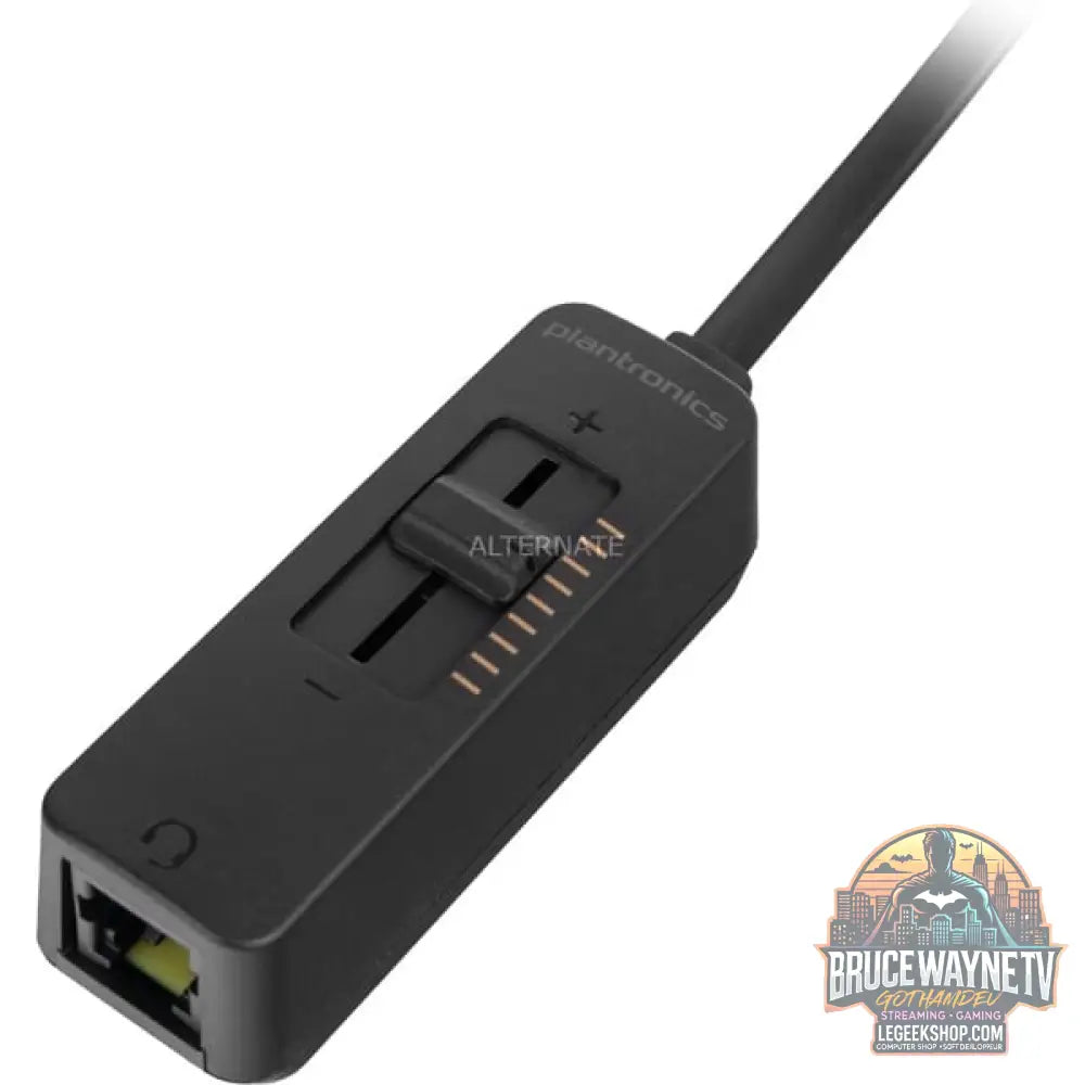 HP Poly MDA105 QD USB-A Analog-Switch noir, Umschalter PC / Festnetz - HP Poly - vue 7
