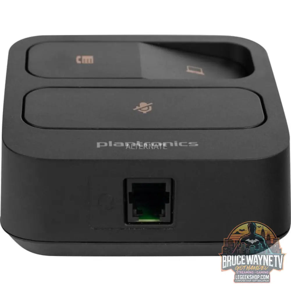 HP Poly MDA105 QD USB-A Analog-Switch noir, Umschalter PC / Festnetz - HP Poly - vue 3