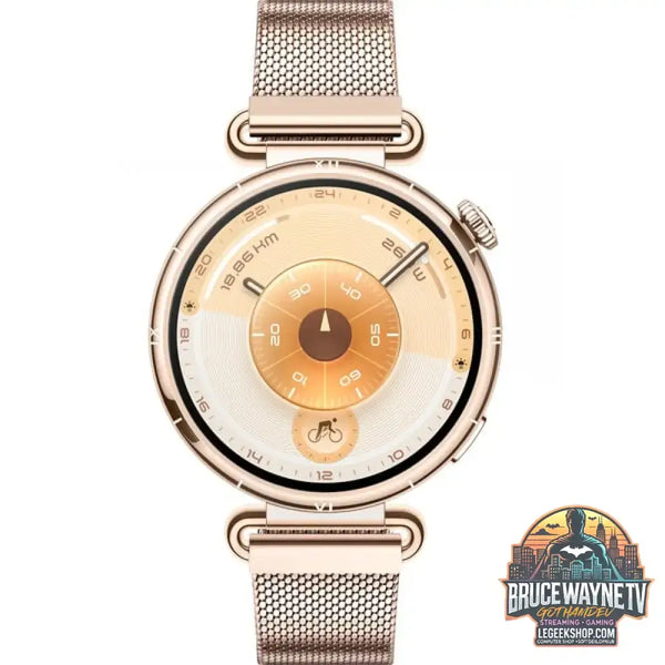 Huawei Watch GT 6 41mm (Konsu-B19M), Smartwatch gold, goldenes Milanaise-Armband - Huawei
