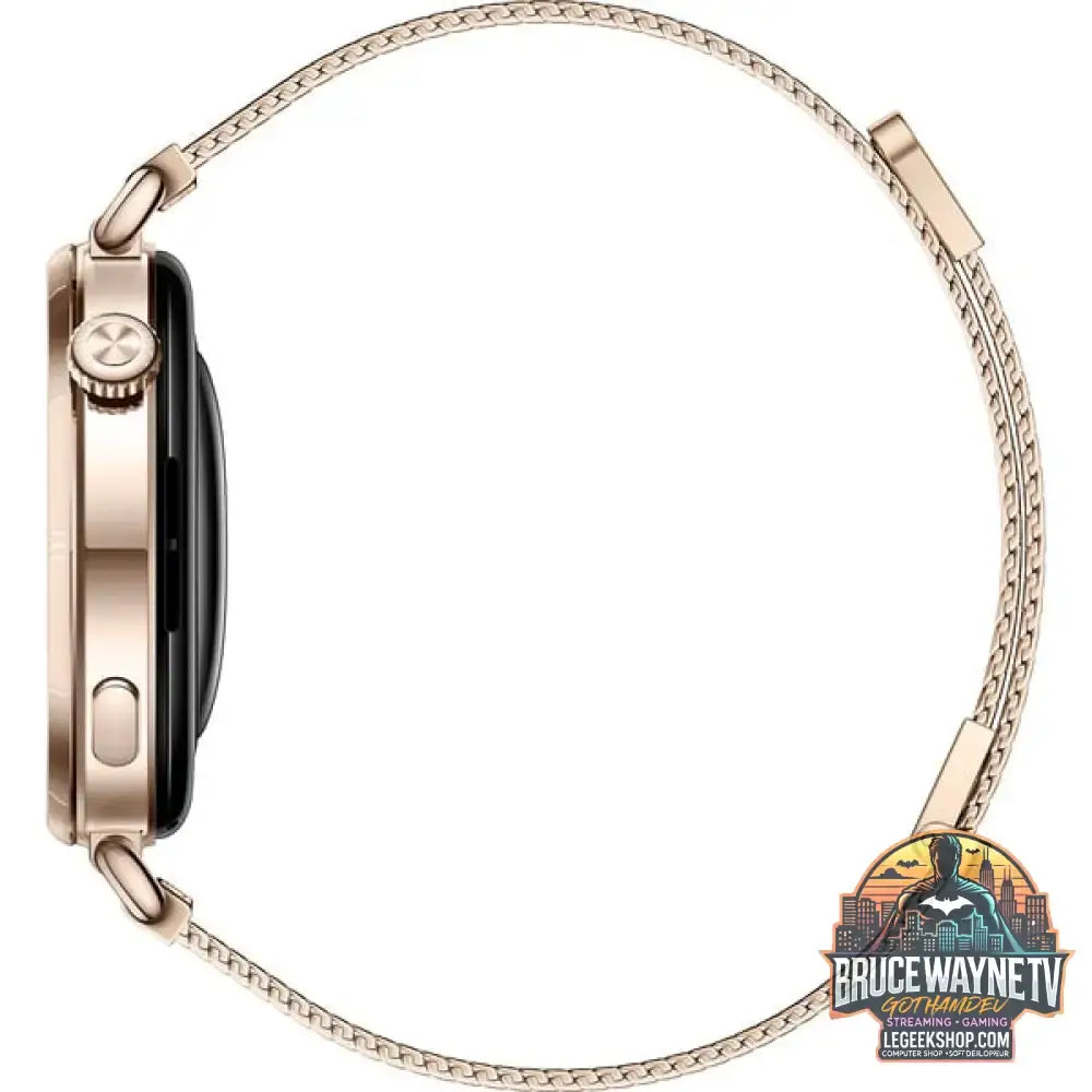 Huawei Watch GT 6 41mm (Konsu-B19M), Smartwatch gold, goldenes Milanaise-Armband - Huawei - vue 4