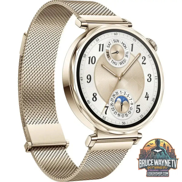 Huawei Watch GT5 41mm (Jana-B19M), Smartwatch gold, goldenes Milanese-Armband - Huawei