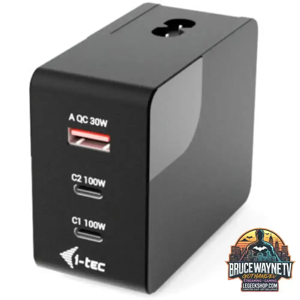 i-tec 100W Intelligent Multiport USB Charger, Ladegerät schwarz - i-tec - vue 2